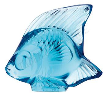 Cachet Poisson Light blue - Lalique